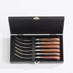 Laguiole by HÂWS steakgafler brun 6 stk.