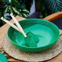 Le Creuset Craft stor grydeske bamboo green 28 cm