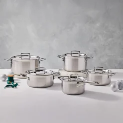 Le Creuset grydesæt 5 dele rustfrit stål