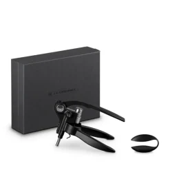 Le Creuset LM-250 selvoptrækkende proptrækker med folieskærer black