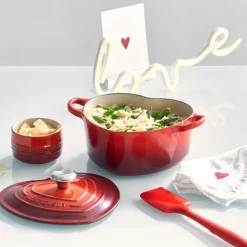 Le Creuset Signature hjertegryde lyserød 1,9 liter