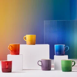 Le Creuset Signature Rainbow espressokrus stentøj 10 cl 6 stk.