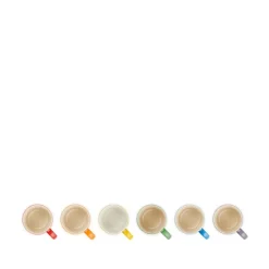 Le Creuset Signature Rainbow espressokrus stentøj 10 cl 6 stk.
