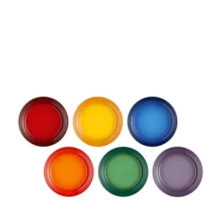 Le Creuset Signature Rainbow middagstallerken stentøj Ø 27 cm 6 stk.