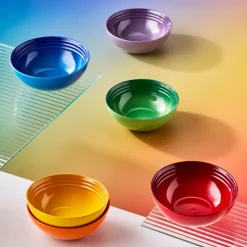 Le Creuset Signature Rainbow dyb tallerken stentøj Ø 16 cm 6 stk.