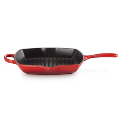 Le Creuset Signature støbejern grillpande 26 cm cerise