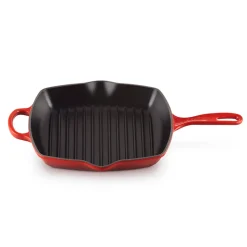 Le Creuset Signature støbejern grillpande 26 cm cerise