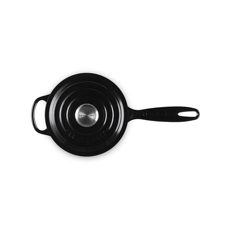 Le Creuset Signature støbejern kasserolle Ø 16 cm black