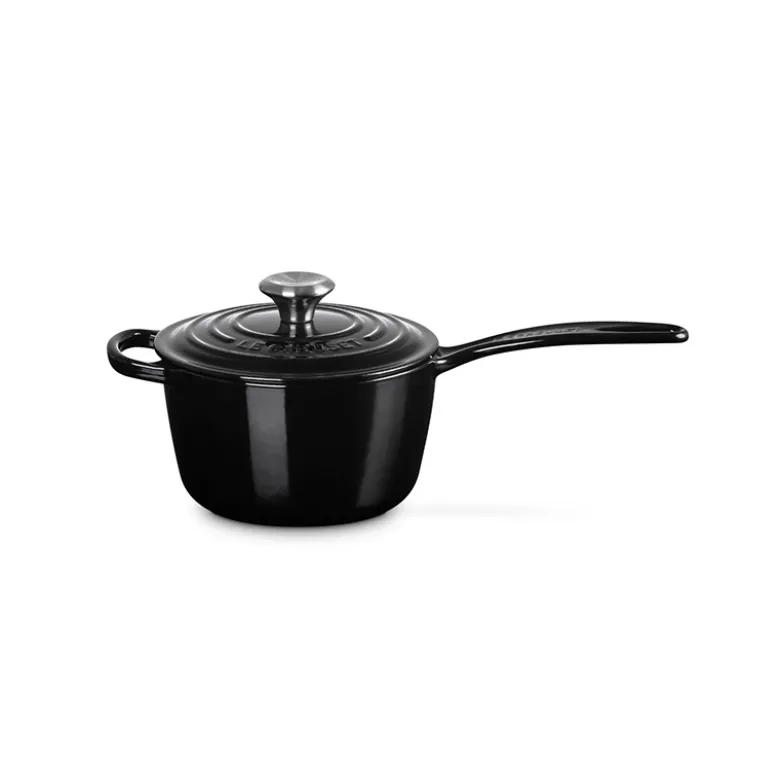 Le Creuset Signature støbejern kasserolle Ø 16 cm black