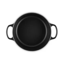 Le Creuset Signature støbejern rund gryde Ø 24 cm matte black
