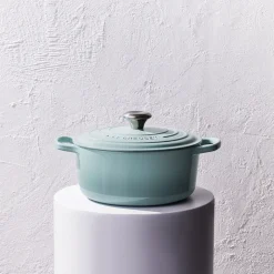 Le Creuset Signature støbejern rund gryde Ø 24 cm sea salt