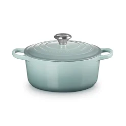 Le Creuset Signature støbejern rund gryde Ø 24 cm sea salt