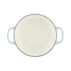 Le Creuset Signature støbejern rund gryde Ø 24 cm sea salt