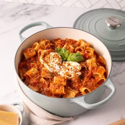 Le Creuset Signature støbejern rund gryde Ø 24 cm sea salt