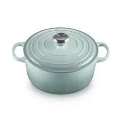 Le Creuset Signature støbejern rund gryde Ø 24 cm sea salt