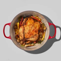 Le Creuset Signature støbejern rund gryde Ø 24 cm cerise