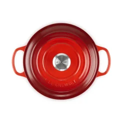 Le Creuset Signature støbejern rund gryde Ø 24 cm cerise