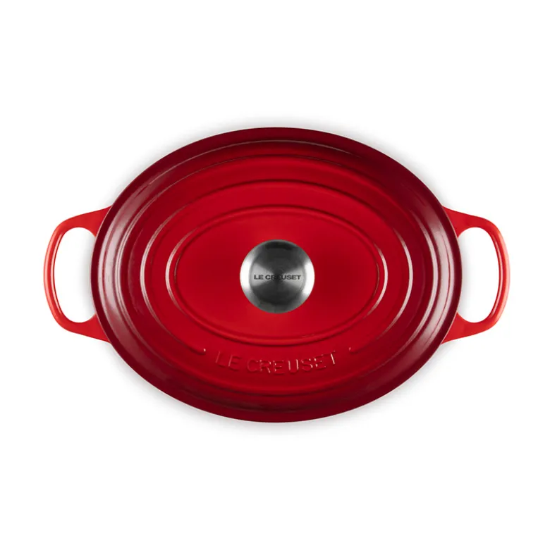 Le Creuset Signature støbejern oval gryde Ø 29 cm cerise