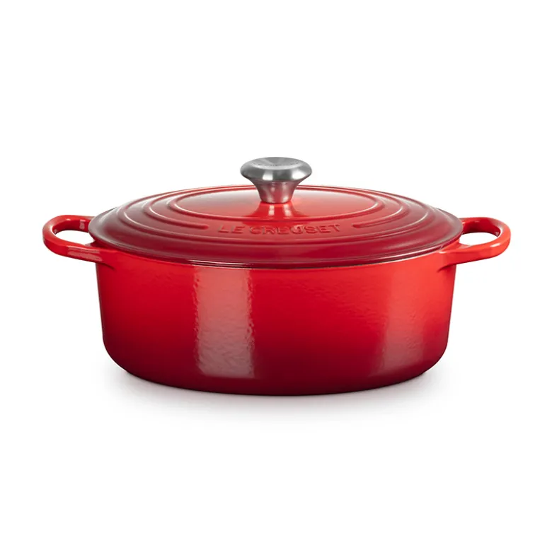 Le Creuset Signature støbejern oval gryde Ø 29 cm cerise