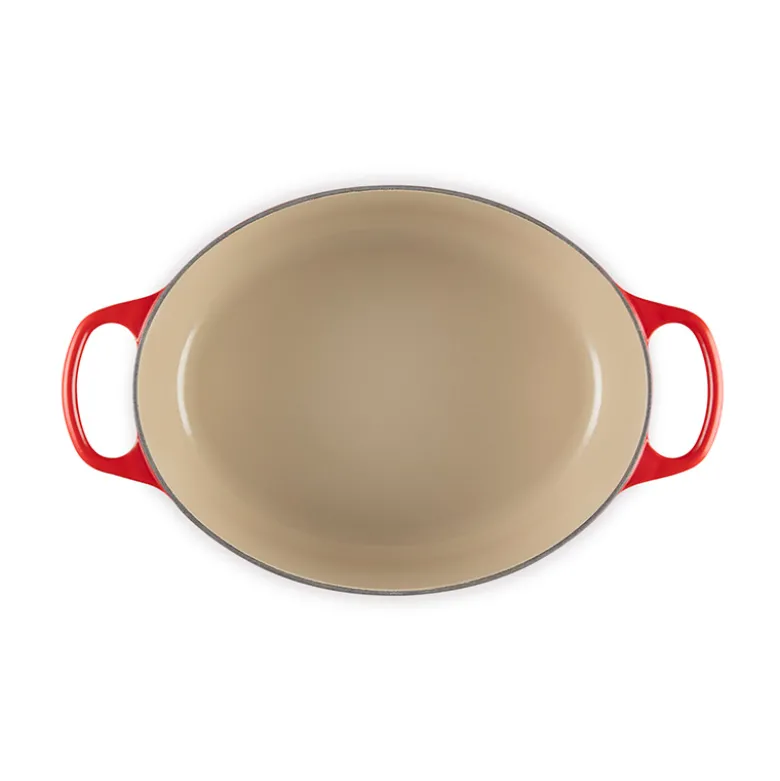 Le Creuset Signature støbejern oval gryde Ø 29 cm cerise