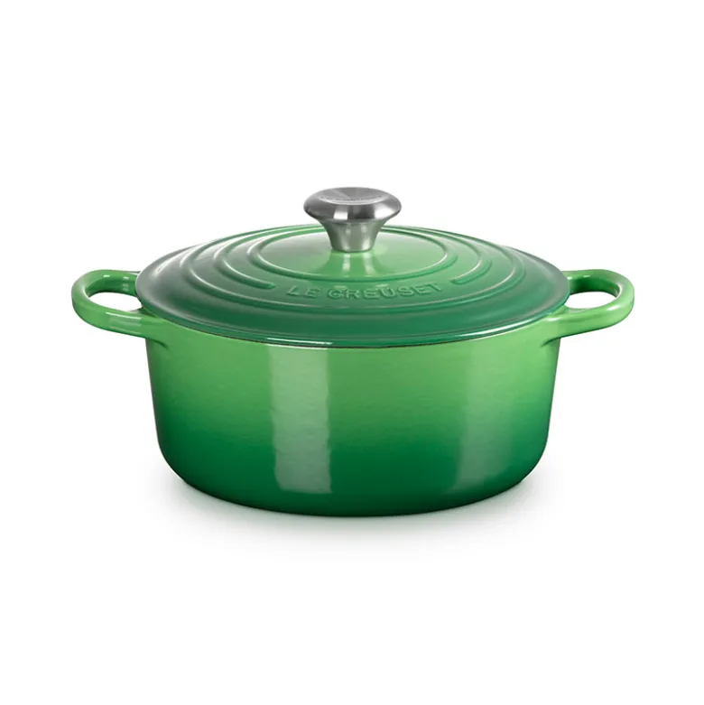 Le Creuset Signature støbejern rund gryde Ø 24 cm bamboo