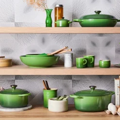 Le Creuset Signature støbejern rund gryde Ø 24 cm bamboo