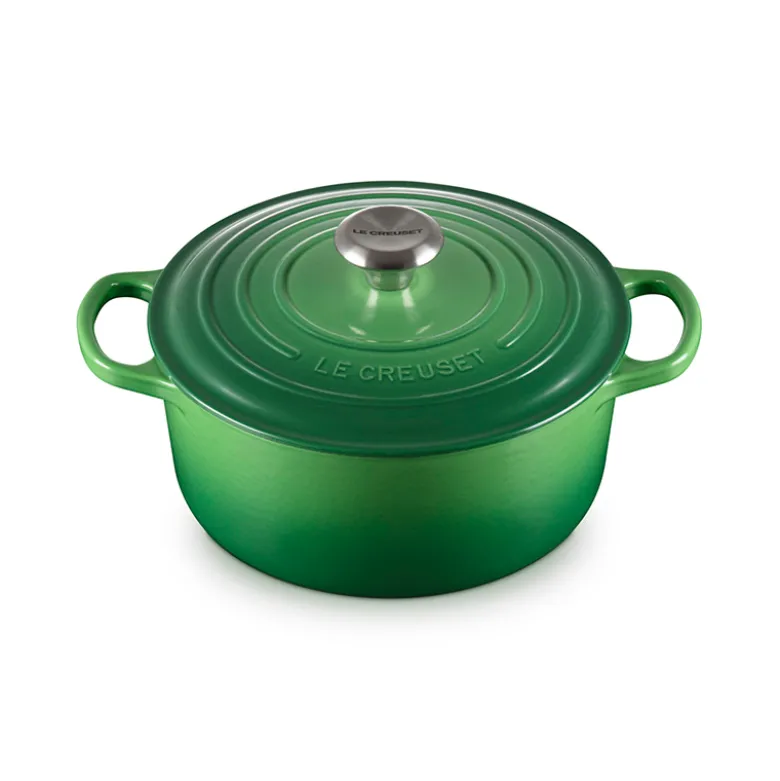 Le Creuset Signature støbejern rund gryde Ø 24 cm bamboo
