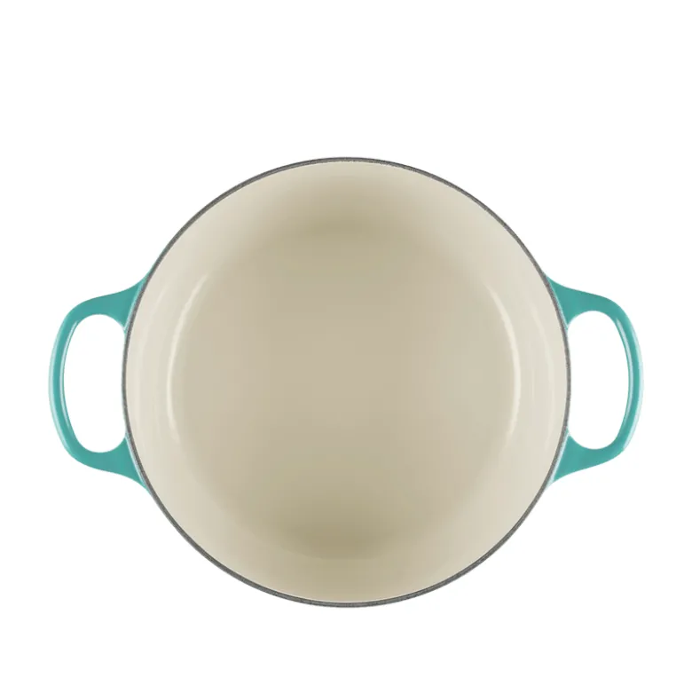 Le Creuset Signature støbejern rund gryde Ø 24 cm bleu riviera