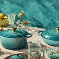 Le Creuset Signature støbejern buffetgryde Ø 30 cm bleu riviera