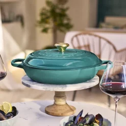 Le Creuset Signature støbejern buffetgryde Ø 30 cm bleu riviera