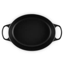 Le Creuset Signature støbejern oval gryde Ø 31 cm matte black