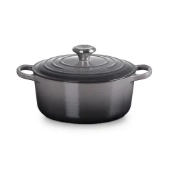 Le Creuset Signature støbejern rund gryde Ø 24 cm flint