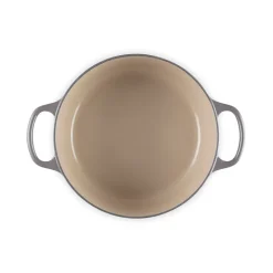 Le Creuset Signature støbejern rund gryde Ø 24 cm flint