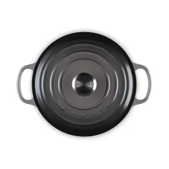 Le Creuset Signature støbejern rund gryde Ø 24 cm flint