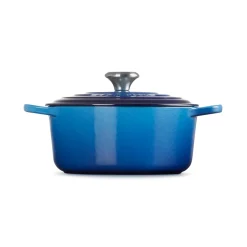 Le Creuset Signature støbejern rund gryde Ø 24 cm azure