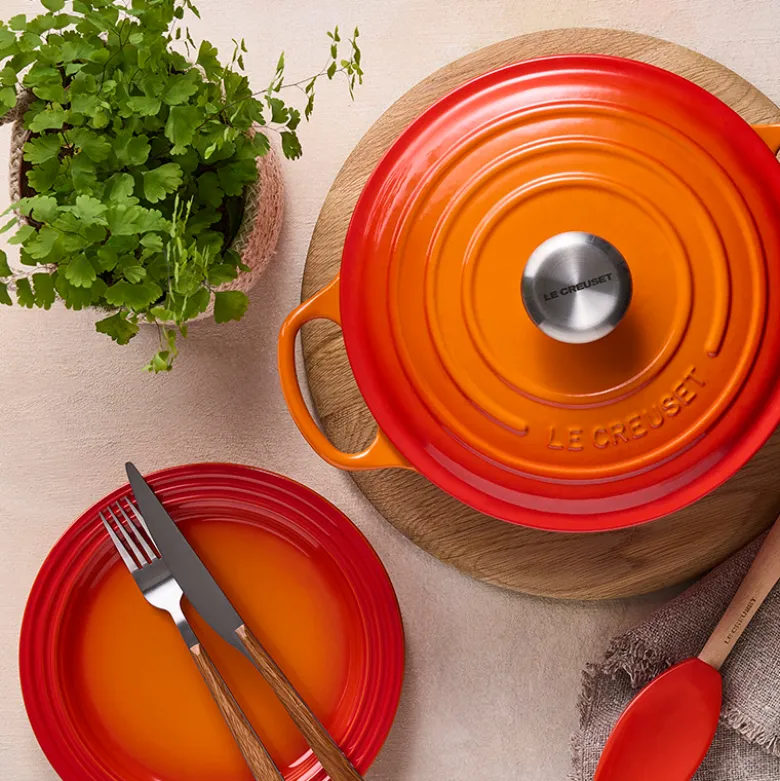 Le Creuset Signature stentøj frokosttallerken 22cm Volcanic
