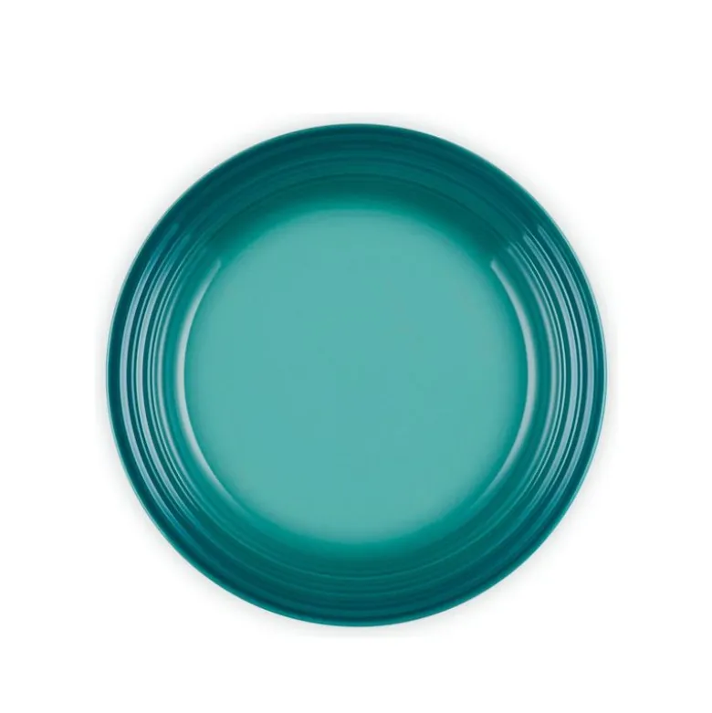 Le Creuset Signature stentøj frokosttallerken Ø 22 cm Bleu Riviera