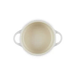 Le Creuset Signature stentøj minigryde med hjerteformet knop 10 cm Shell Pink