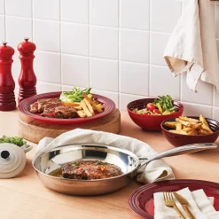 Le Creuset Signature stentøj middagstallerken 27cm Cerise
