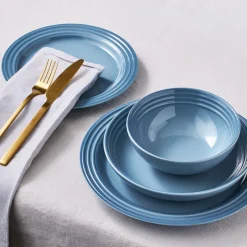 Le Creuset Signature stentøj middagstallerken 27cm Chambray