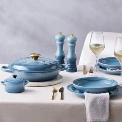 Le Creuset Signature stentøj middagstallerken 27cm Chambray