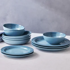 Le Creuset Signature stentøj middagstallerken 27cm Chambray