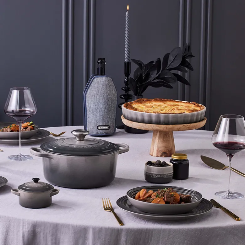 Le Creuset Signature stentøj middagstallerken 27 cm Flint