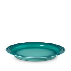 Le Creuset Signature stentøj middagstallerken Ø 27 cm Bleu Riviera