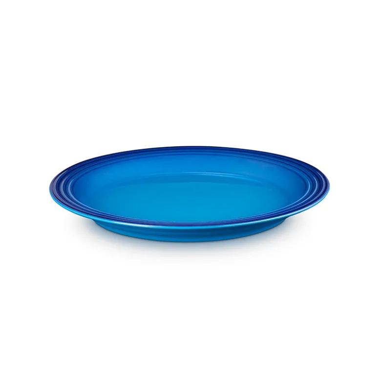 Le Creuset Signature stentøj middagstallerken 27cm Azure