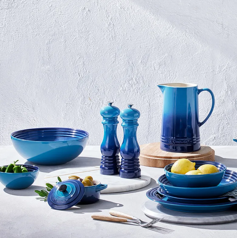 Le Creuset Signature stentøj middagstallerken 27cm Azure