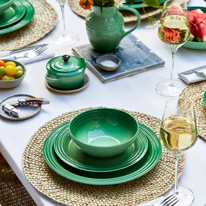 Le Creuset Signature stentøj middagstallerken 27cm Bamboo