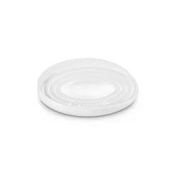 Le Creuset Signature stentøj oval grydeskeholder White