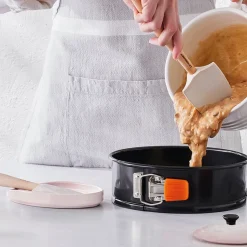 Le Creuset Signature stentøj oval grydeskeholder Shell Pink