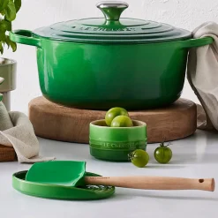 Le Creuset Signature stentøj oval grydeskeholder Bamboo